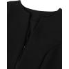 image:imageAvanova Women Blazer Vest Waistcoat Top Zip Up V Neck Sleeveless Business CasualBlack