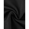 image:imageAvanova Women Color Block Button Down Shirts Ribbed Knit Short Sleeve TopsBlack