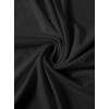 image:imageAvanova Women Ruched Mock Neck Tops Short Sleeve Fitted Dressy Casual Business Work ShirtsBlack