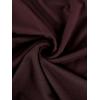 image:imageAvanova Women Ruched Mock Neck Tops Short Sleeve Fitted Dressy Casual Business Work ShirtsBrown