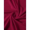 image:imageAvanova Women Ruched Mock Neck Tops Short Sleeve Fitted Dressy Casual Business Work ShirtsBurgundy