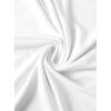 image:imageAvanova Women Ruched Mock Neck Tops Short Sleeve Fitted Dressy Casual Business Work ShirtsWhite