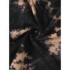 image:imageAvanova Womens Short Sleeve Tie Dye Ripped Crop Top Distressed TShirt Gothic Streetwear Y2K TeeBlack Coffee