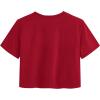image:imageAvanova Womens Sun Graphic Tee Short Sleeve Crewneck Crop Tops Summer Casual T ShirtBurgundy