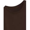 image:imageAvanova Womens Sun Graphic Tee Short Sleeve Crewneck Crop Tops Summer Casual T ShirtDark Brown