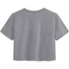 image:imageAvanova Womens Sun Graphic Tee Short Sleeve Crewneck Crop Tops Summer Casual T ShirtGrey