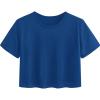 image:imageAvanova Womens Sun Graphic Tee Short Sleeve Crewneck Crop Tops Summer Casual T ShirtDeep Blue