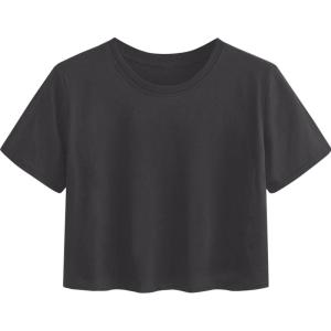 image:imageAvanova Womens Sun Graphic Tee Short Sleeve Crewneck Crop Tops Summer Casual T ShirtDark Grey