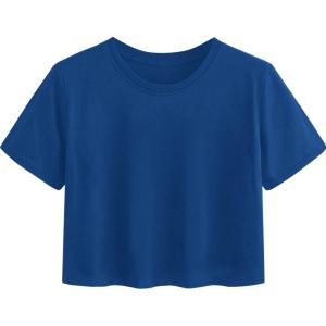 image:imageAvanova Womens Sun Graphic Tee Short Sleeve Crewneck Crop Tops Summer Casual T ShirtDeep Blue