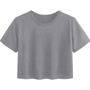 image:imageAvanova Womens Sun Graphic Tee Short Sleeve Crewneck Crop Tops Summer Casual T ShirtGrey