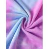image:imageAvanova Tie Dye Shirt Women Ripped Short Sleeve Crop Tops Distressed Cropped T Shirts for Concert Halloween Goth RockLight Pink Blue