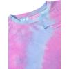 image:imageAvanova Tie Dye Shirt Women Ripped Short Sleeve Crop Tops Distressed Cropped T Shirts for Concert Halloween Goth RockLight Pink Blue