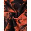 image:imageAvanova Tie Dye Shirt Women Ripped Short Sleeve Crop Tops Distressed Cropped T Shirts for Concert Halloween Goth RockOrange Black