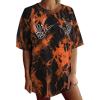 image:imageAvanova Women Graphic Letter Print Oversized T Shirt Short Sleeve Casual Summer Loose Fit Tee TopOrange Black