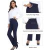 image:imageTapata Women Dress Pants 28303234 High Waist Stretchy Bootcut Pants Tall Petite Regular for Office Business CasualBlue  Fleece