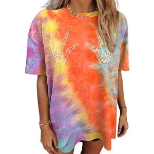 image:imageAvanova Women Graphic Letter Print Oversized T Shirt Short Sleeve Casual Summer Loose Fit Tee TopOrange