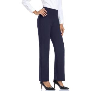 image:imageTapata Women Dress Pants 28303234 High Waist Stretchy Bootcut Pants Tall Petite Regular for Office Business CasualBlue  Fleece
