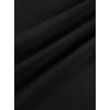 image:imageAvanova Women Lettuce Trim Mock Neck Long Sleeve Tops Slim Fitted Layering T ShirtsBlack