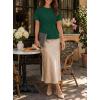 image:imageAvanova Women Peplum Top Cinched Waist Short Sleeve T Shirts Casual Summer TeeGreen