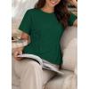 image:imageAvanova Women Peplum Top Cinched Waist Short Sleeve T Shirts Casual Summer TeeGreen