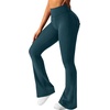 image:imageAvanova Scrunch Butt Lifting Leggings for Women Flared Yoga Workout Gym Pants with PocketsDark Green