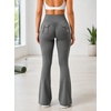 image:imageAvanova Scrunch Butt Lifting Leggings for Women Flared Yoga Workout Gym Pants with PocketsGrey