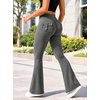 image:imageAvanova Scrunch Butt Lifting Leggings for Women Flared Yoga Workout Gym Pants with PocketsGrey