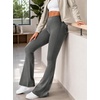 image:imageAvanova Scrunch Butt Lifting Leggings for Women Flared Yoga Workout Gym Pants with PocketsGrey