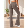 image:imageAvanova Scrunch Butt Lifting Leggings for Women Flared Yoga Workout Gym Pants with PocketsKhaki