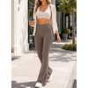 image:imageAvanova Scrunch Butt Lifting Leggings for Women Flared Yoga Workout Gym Pants with PocketsKhaki
