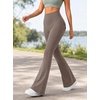 image:imageAvanova Scrunch Butt Lifting Leggings for Women Flared Yoga Workout Gym Pants with PocketsKhaki