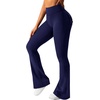 image:imageAvanova Scrunch Butt Lifting Leggings for Women Flared Yoga Workout Gym Pants with PocketsNavy Blue