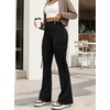 image:imageAvanova Women Bootcut Yoga Pants Cargo Leggings Flare Workout Pants for Yoga Gym Scrunch Butt LiftingBlack