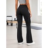 image:imageAvanova Women Bootcut Yoga Pants Cargo Leggings Flare Workout Pants for Yoga Gym Scrunch Butt LiftingBlack