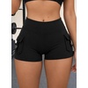 image:imageAvanova Women Booty Shorts with Side Pockets High Waisted Biker Workout Gym Yoga ShortsBlack
