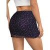 image:imageAvanova Women Mini Skirt High Waisted Ruched Mesh Bodycon Skorts for Going Out Club Summer SkirtBlack Lx01