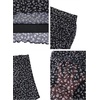 image:imageAvanova Women Mini Skirt High Waisted Ruched Mesh Bodycon Skorts for Going Out Club Summer SkirtBlack Lx06