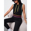 image:imageAvanova Womens Workout Shirts Sleeveless Hoodies Drawstring Open Side Gym Cropped Tank TopMulti