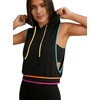 image:imageAvanova Womens Workout Shirts Sleeveless Hoodies Drawstring Open Side Gym Cropped Tank TopMulti