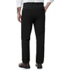 image:imageTapata Big and Tall Mens Casual Pant 283032 Elastic Waist Dress Slacks Classic Work to Weekend Zipper Fly and PocketsBlack
