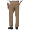 image:imageTapata Big and Tall Mens Casual Pant 283032 Elastic Waist Dress Slacks Classic Work to Weekend Zipper Fly and PocketsKhaki