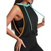 image:imageAvanova Womens Workout Shirts Sleeveless Hoodies Drawstring Open Side Gym Cropped Tank TopOrange Pink Teal