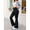 image:imageAvanova Women Bootcut Yoga Pants Workout Flare Leggings Butt Lifting Side Pockets for Yoga WorkoutBlack