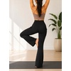 image:imageAvanova Women Bootcut Yoga Pants Workout Flare Leggings Butt Lifting Side Pockets for Yoga WorkoutBlack
