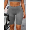 image:imageAvanova Women Booty Biker Shorts with Pockets Scrunch Butt Lifting Shorts Knee Length for Gym Workout AthleticGrey