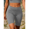image:imageAvanova Women Booty Biker Shorts with Pockets Scrunch Butt Lifting Shorts Knee Length for Gym Workout AthleticGrey