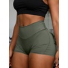 image:imageAvanova Women Booty Shorts with Pockets Scrunch Butt Lifting Yoga Workout Gym Biker Cargo ShortsGreen
