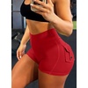 image:imageAvanova Women Booty Shorts with Pockets Scrunch Butt Lifting Yoga Workout Gym Biker Cargo ShortsRed