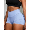 image:imageAvanova Women Booty Shorts with Pockets Scrunch Butt Lifting Yoga Workout Gym Biker Cargo ShortsSky Blue