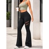 image:imageAvanova Women Contrast Mesh Bootcut Yoga Pants Flare Workout Leggings Athletic Pants for Yoga ActivewearBlack